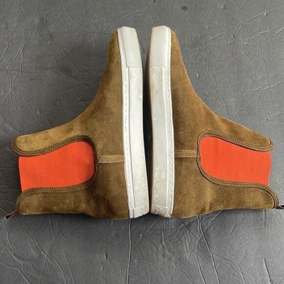 Bettye by Bettye Muller Real Leather Suede Ankle Boots 7.5M Khaki Brown … - Picture 5 of 9